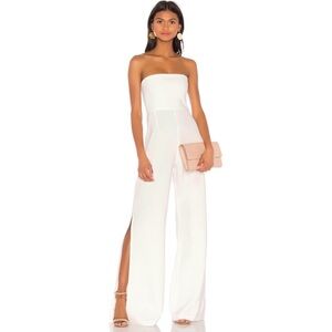 Nookie Glamour Jumpsuit in Ivory
White Strapless Jumpsuit